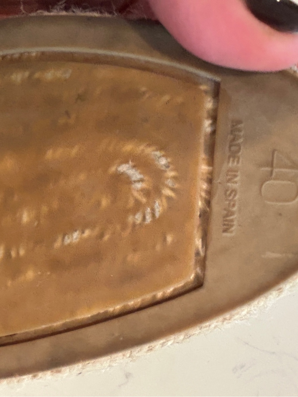 Hard to Find Castañer Candace Daisy Linen Wedge Espadrilles size 40 (9) - Picture 10 of 10